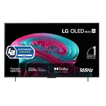 Vy framifrån av LG 42" OLED evo C65 4K AI TV - 2026 OLED42C65LA